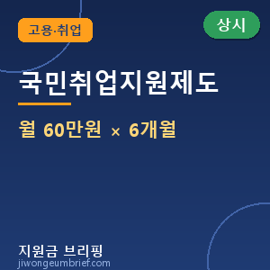 💼2026 국민취업지원제도 — 구직촉진수당 월 60만원×6개월 신청방법 총정리 [🟢 상시 신청]