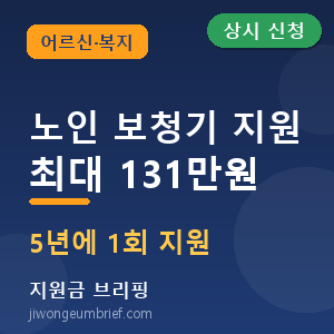노인보청기지원