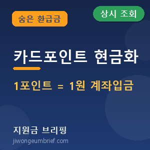 카드포인트현금화