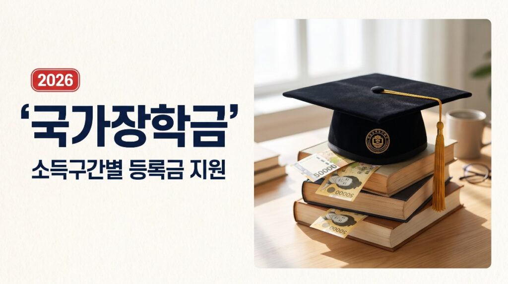 🎓 2026 국가장학금 총정리 – 소득구간별 등록금 지원금액