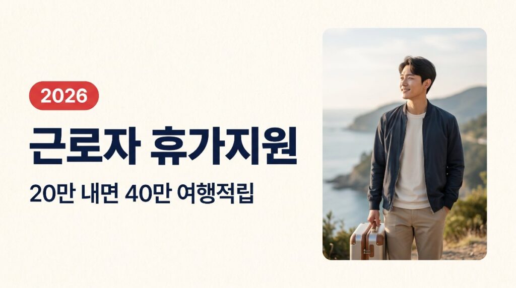 근로자 휴가지원, 20만원 내면 40만원 국내여행 적립
