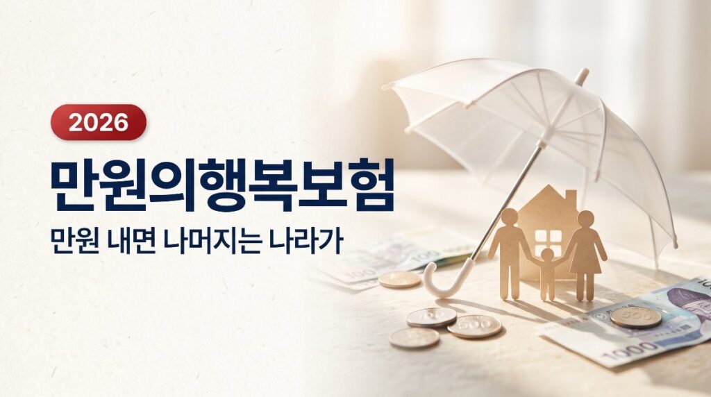 만원 내면 나머지는 나라가 낸다, 만원의행복보험