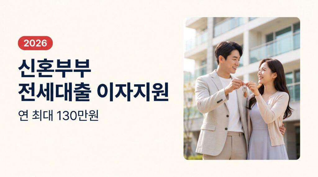 🏠 의왕시 신혼부부 전세대출 이자지원 — 연 최대 130만원