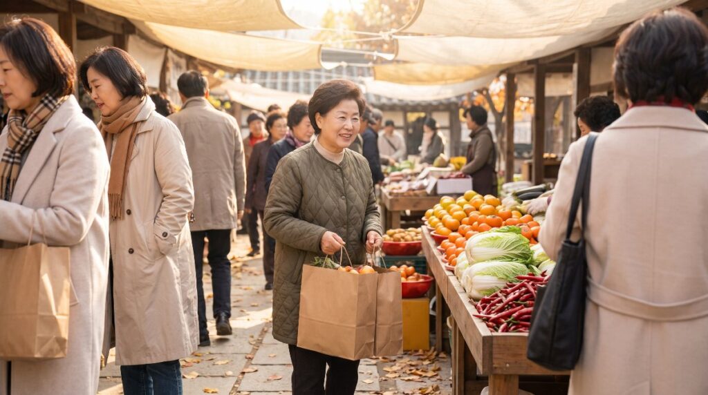 추석 전통시장 장보기